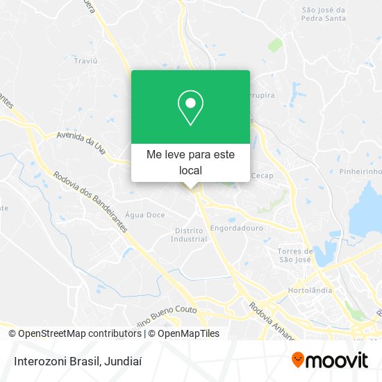 Interozoni Brasil mapa