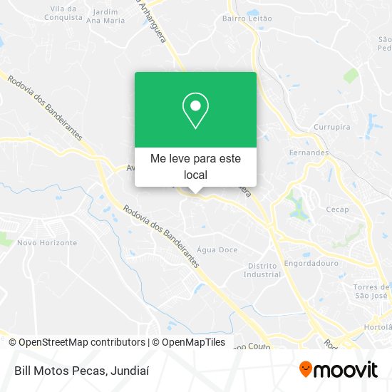 Bill Motos Pecas mapa