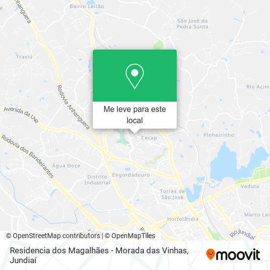 Residencia dos Magalhães - Morada das Vinhas mapa