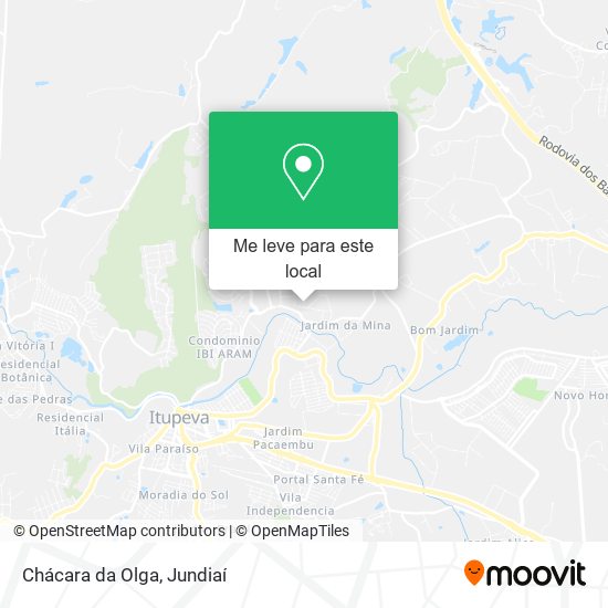 Chácara da Olga mapa