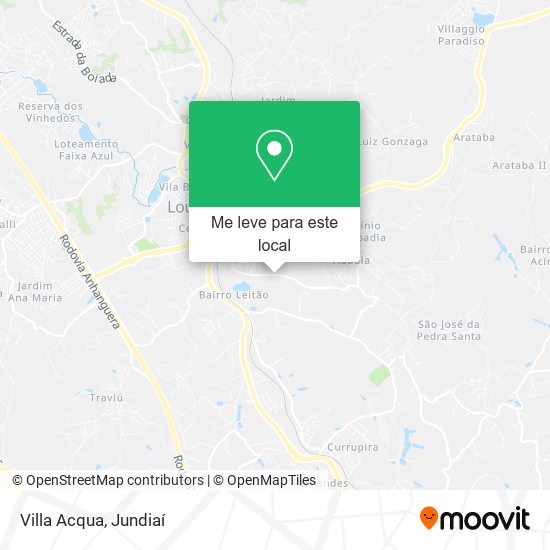 Villa Acqua mapa