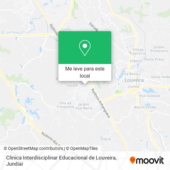 Clínica Interdisciplinar Educacional de Louveira mapa