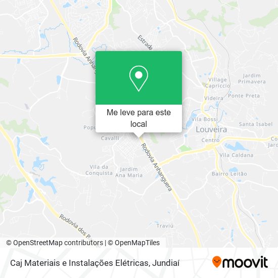 Caj Materiais e Instalações Elétricas mapa