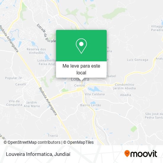Louveira Informatica mapa