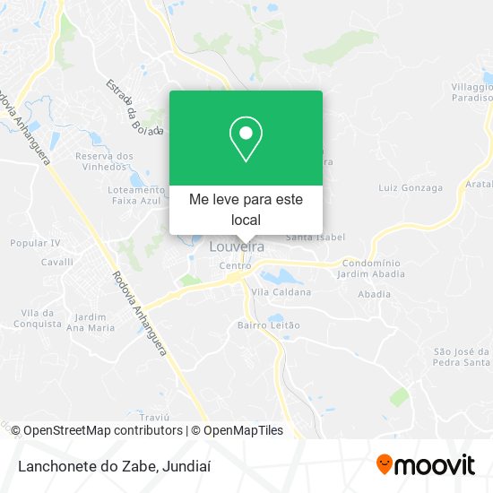 Lanchonete do Zabe mapa