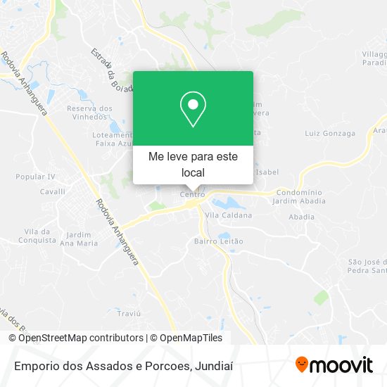 Emporio dos Assados e Porcoes mapa