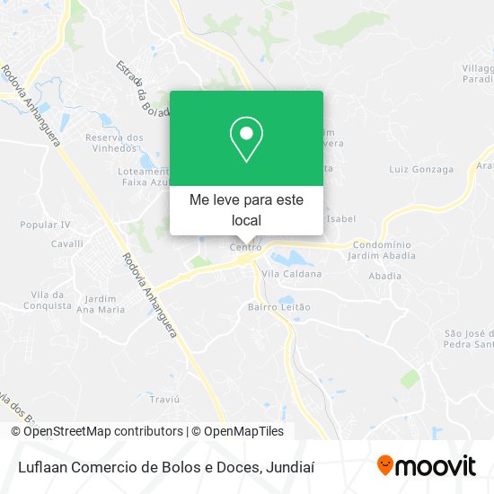 Luflaan Comercio de Bolos e Doces mapa