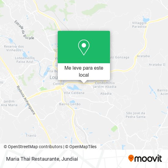 Maria Thai Restaurante mapa