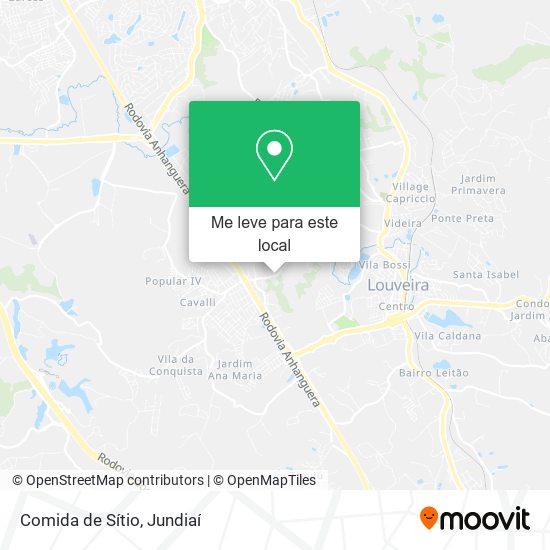 Comida de Sítio mapa