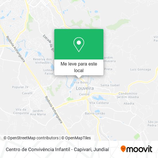 Centro de Convivência Infantil - Capivari mapa