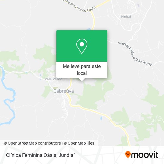 Clínica Feminina Oásis mapa
