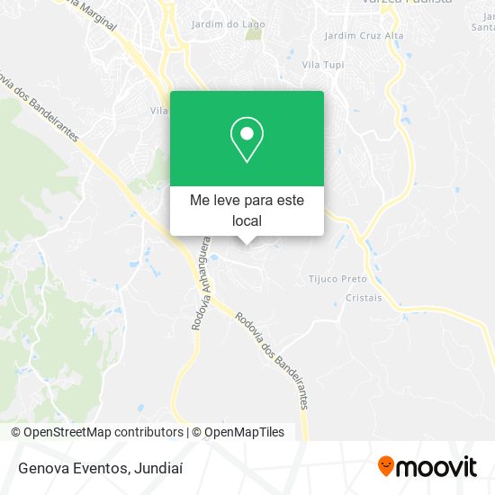 Genova Eventos mapa