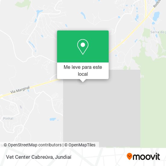 Vet Center Cabreúva mapa