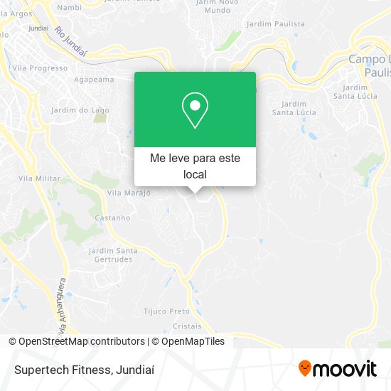 Supertech Fitness mapa