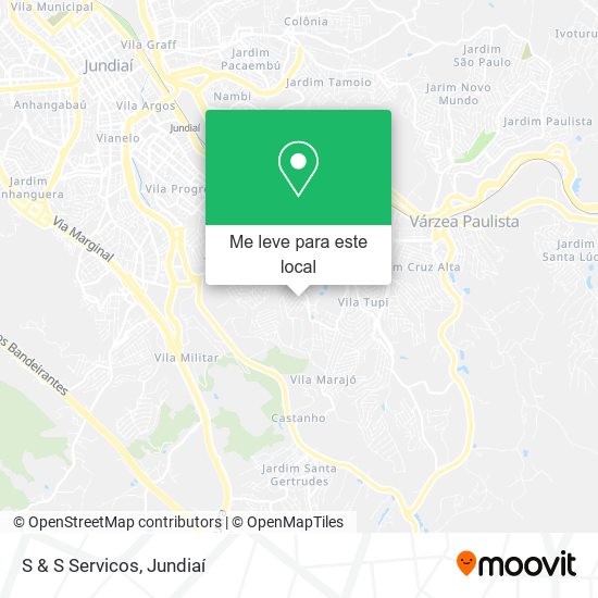 S & S Servicos mapa