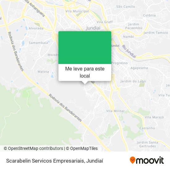Scarabelin Servicos Empresariais mapa