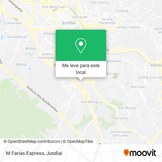 M Farias Express mapa