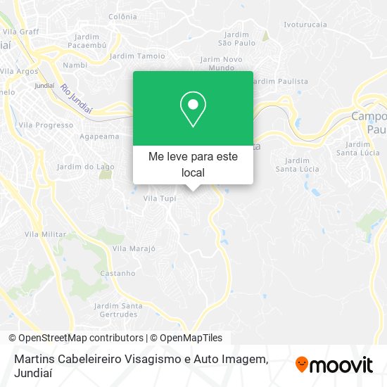 Martins Cabeleireiro Visagismo e Auto Imagem mapa