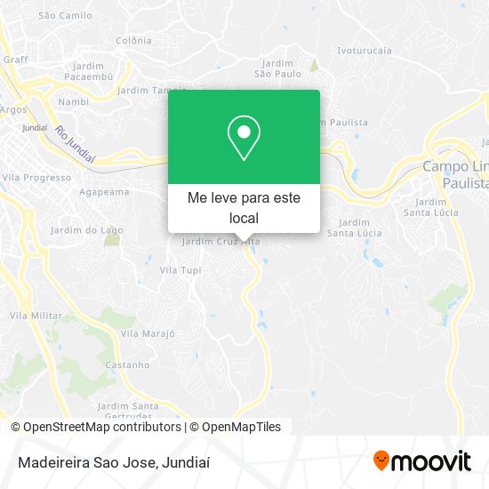 Madeireira Sao Jose mapa