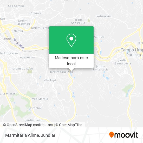 Marmitaria Alime mapa