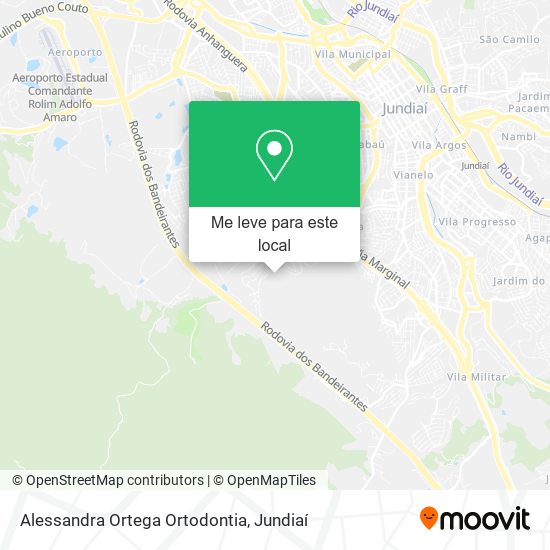 Alessandra Ortega Ortodontia mapa