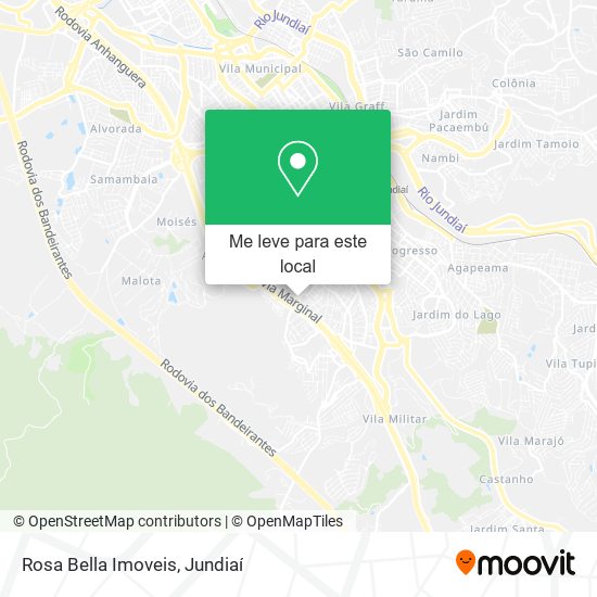 Rosa Bella Imoveis mapa