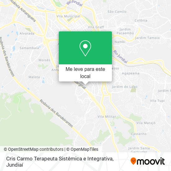 Cris Carmo Terapeuta Sistêmica e Integrativa mapa