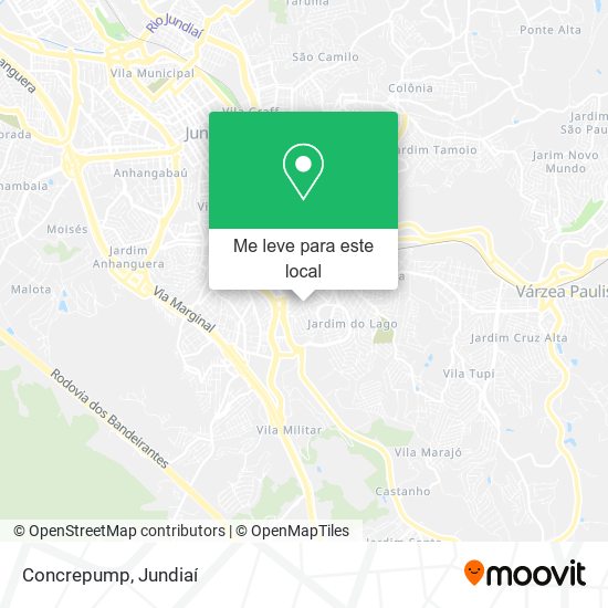 Concrepump mapa