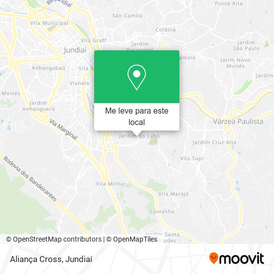 Aliança Cross mapa