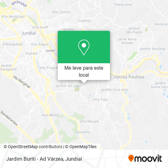 Jardim Buriti - Ad Várzea mapa