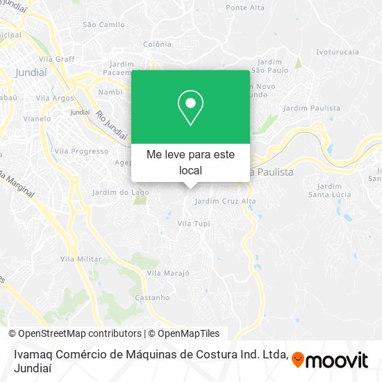 Ivamaq Comércio de Máquinas de Costura Ind. Ltda mapa