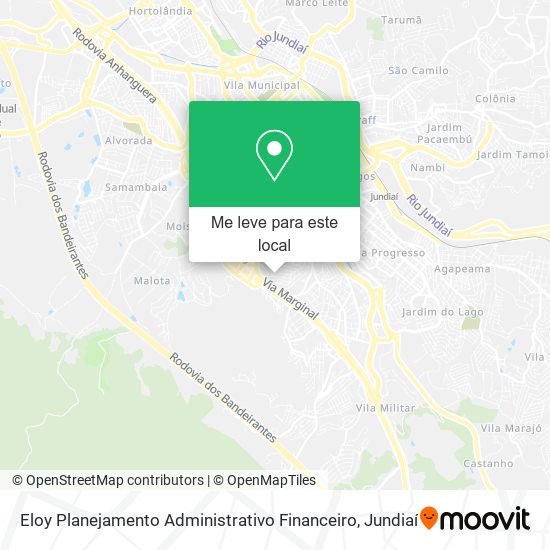 Eloy Planejamento Administrativo Financeiro mapa