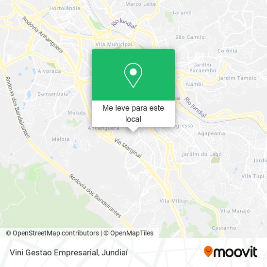 Vini Gestao Empresarial mapa