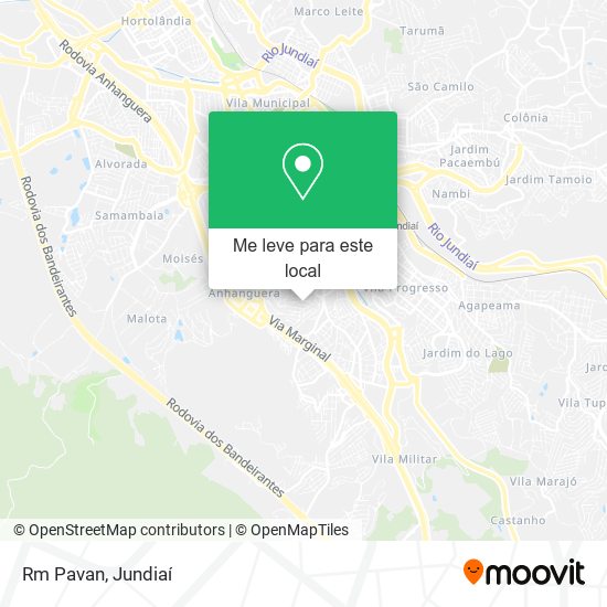 Rm Pavan mapa