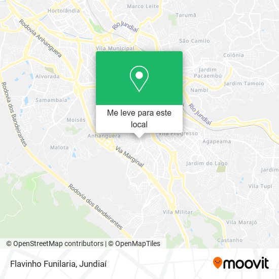 Flavinho Funilaria mapa