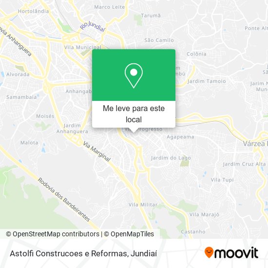 Astolfi Construcoes e Reformas mapa
