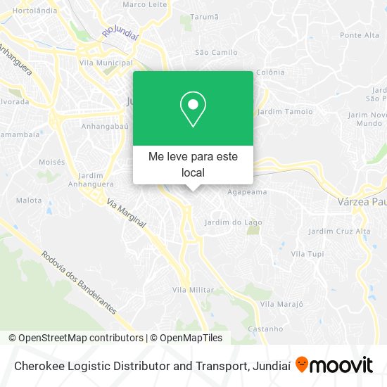 Cherokee Logistic Distributor and Transport mapa