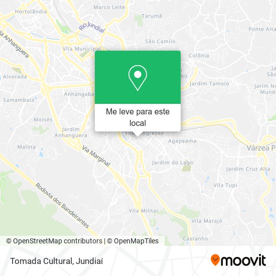 Tomada Cultural mapa