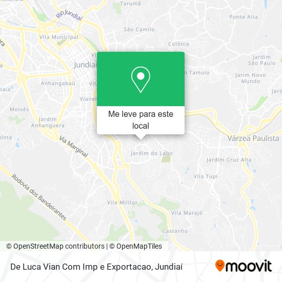 De Luca Vian Com Imp e Exportacao mapa