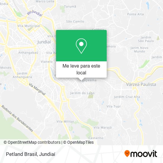 Petland Brasil mapa