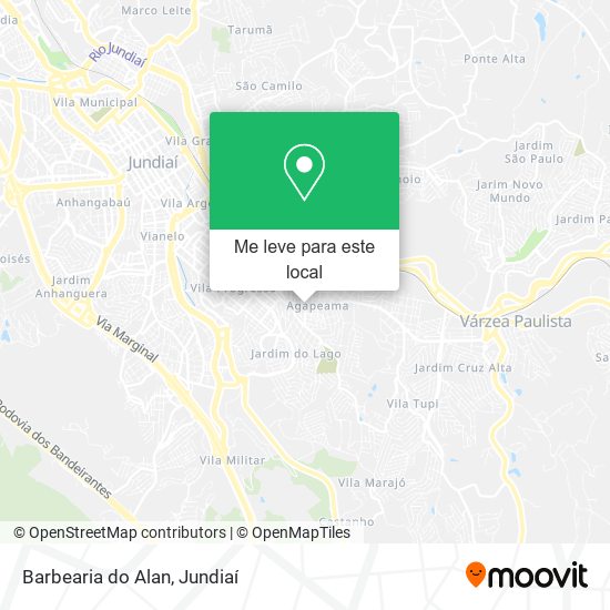 Barbearia do Alan mapa