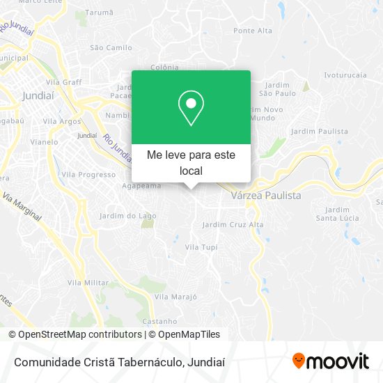 Comunidade Cristã Tabernáculo mapa