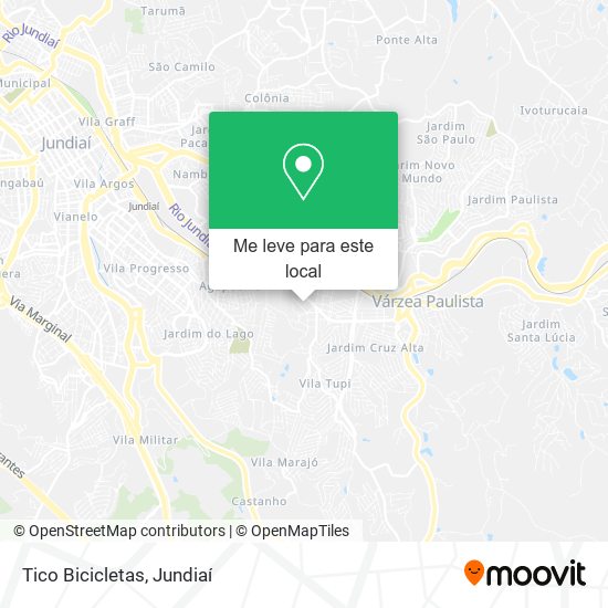 Tico Bicicletas mapa