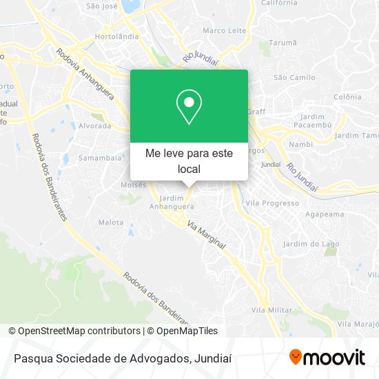 Pasqua Sociedade de Advogados mapa