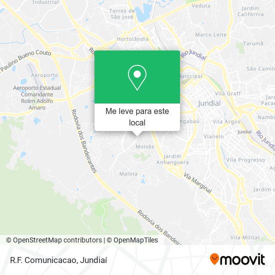 R.F. Comunicacao mapa