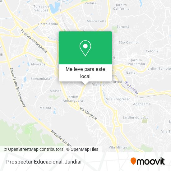 Prospectar Educacional mapa