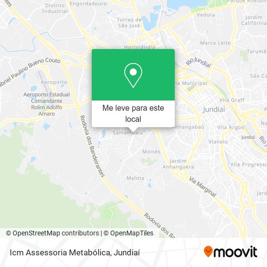 Icm Assessoria Metabólica mapa