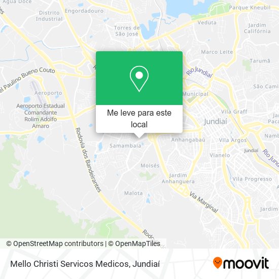 Mello Christi Servicos Medicos mapa