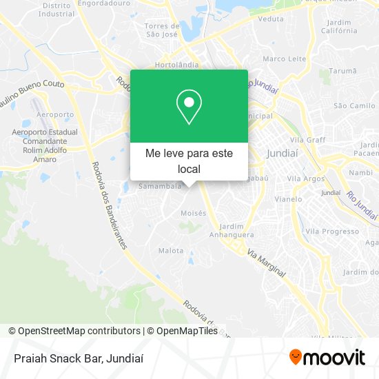 Praiah Snack Bar mapa