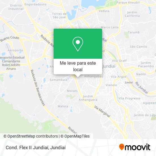 Cond. Flex II Jundiaí mapa